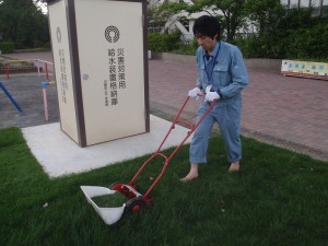 久本小学校　貯水タンク上